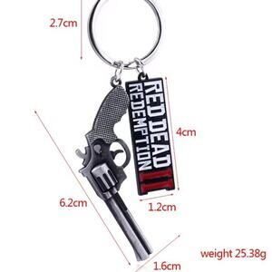 Red Dead Redemption 2 Keychain Gamer Christmas Birthday Halloween Cosplay Gift